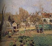 Camille Pissarro Loose multi-tile this Ahe rice Tash s vegetable garden painting